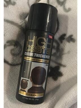 A80 High Beams Color Thickener Temporary Spray-On Hair - Black 2.7 oz